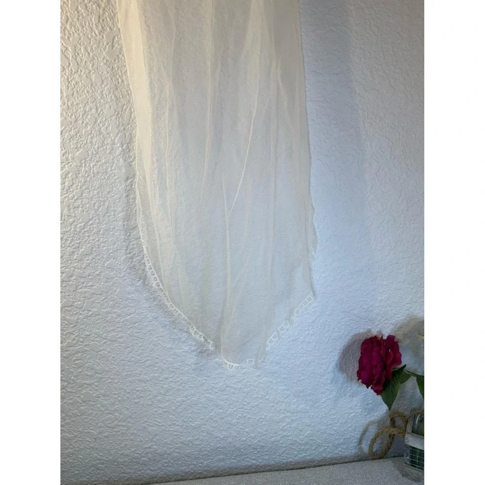 Girls White Communion Veil‎ 39
